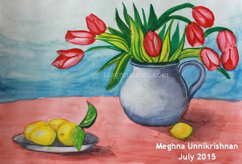 flowers-fruits-still-life-painting-water-colour-by-meghna