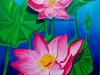 lotus-flower-painting-acrylic-on-canvas-meghna-unni