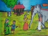 kerala-temple-scene-painting