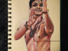 Dancer-Series-2-Parshwanath-Upadhye-painting-by-meghna-unni