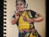 Dancer-Series-4-Sheela-Unnikrishnan-painting-by-meghna-unni1