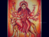 Navaratri-Day-4-Maa-Kushmanda-Painting