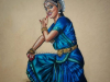 bharathanatyam-dancer-pencil-color-painting-commissioned-meghna-unni