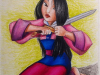 disneytober-day-5-Fa-Mulan-from-mulan-movie-drawing-meghna-unni