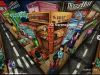 food-steet-at-night-3-point-perspective-painting
