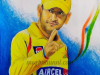 happy-birthday-ms-dhoni-pencil-colour-meghna-unni