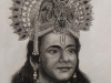Nitish-Bharadwaj-as-SriKrishna-pencilsketch-meghna-unni