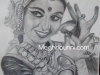 bharathanatyam-dancer-pencil-sketch-meghna-unni