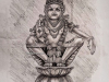 sabarimala-ayyappan-pencil-sketch-meghna-unni