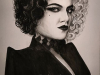 Emma-Stone-as-Cruella-Watercolor-painting-meghna-unni