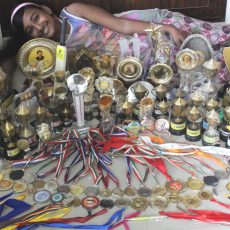 Me with all my awards to-date