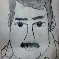 Mohanlal Sketch by Meghna