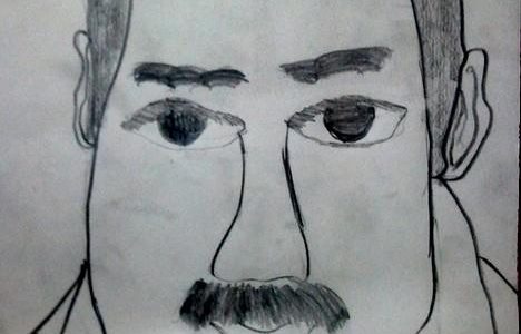 Mohanlal Sketch by Meghna