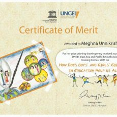UNESCO Certificate of Merit and the Drawing