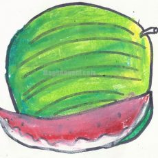 Fruit Drawings by Meghna
