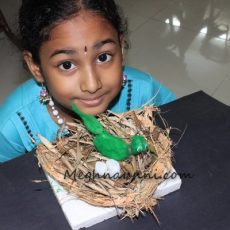 Nest Project at School and hand paint