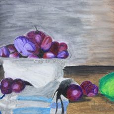 Blueberries Painting by Meghna