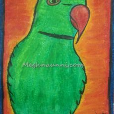 Simple Parrot Drawing