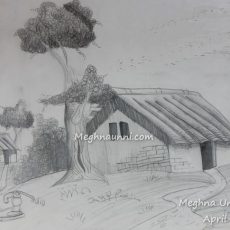 House Pencil Shading Work