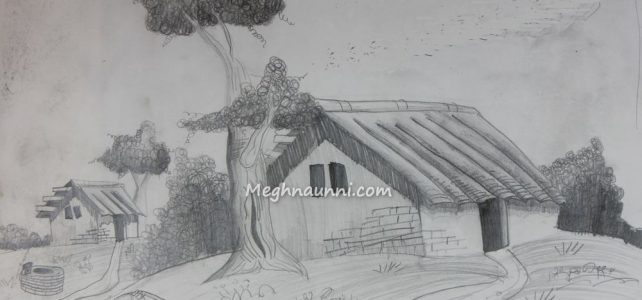 House Pencil Shading Work