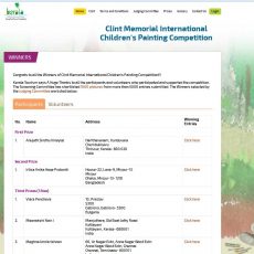 Won 3rd Prize in Clint Memorial International Children’s Painting Competition