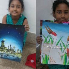 Paintings done at a Contest in Lalit Kala Akademi, Chennai