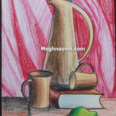 Still Life Painting using Plastic Crayons