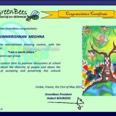 Won 8th GreenBees Drawing Contest 2015