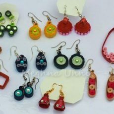 My Experiments with Quilling Ear Rings