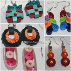 My Quilling Ear Rings Collection