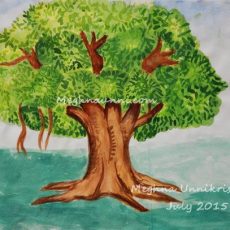 My First Water Colour Attempt : Tree