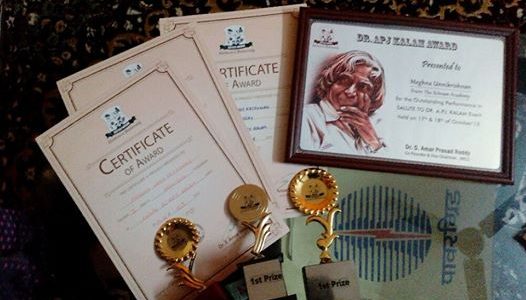 Dr.APJ Kalam Award in Justice Mohan Children University Competitions