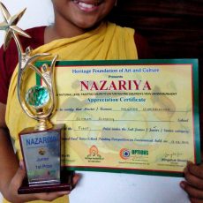 Won 1st Prize in the Nazariya National Painting Competition 2015