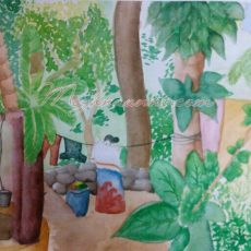 My Village Series WaterColour Painting 1 – Cheruthana