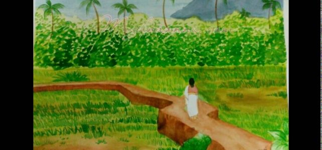 My Village Scene Paintings Video by Meghna Unni