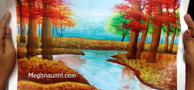 Nature Paintings : Acrylic on Canvas and Paper