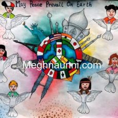 Peace Painting for 2016 Peace Pals International Art Contest