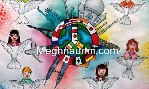 Peace Painting for 2016 Peace Pals International Art Contest