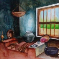 Old Kitchen Water Color Painting | Done for Practice