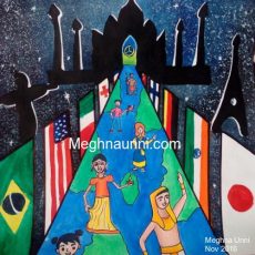 ‘A World Without Borders’ – Acrylic Painting