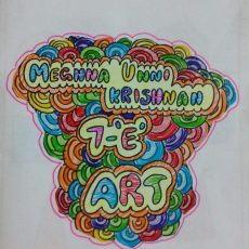 My 7th Std Art Book Drawings & Paintings