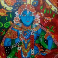 Sree Krishna Painting Acrylic on Canvas
