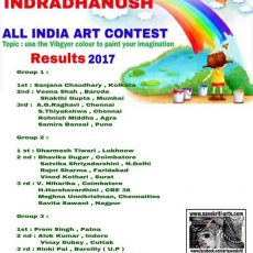 Indradhanush All India Art Contest 2017 – Third Prize