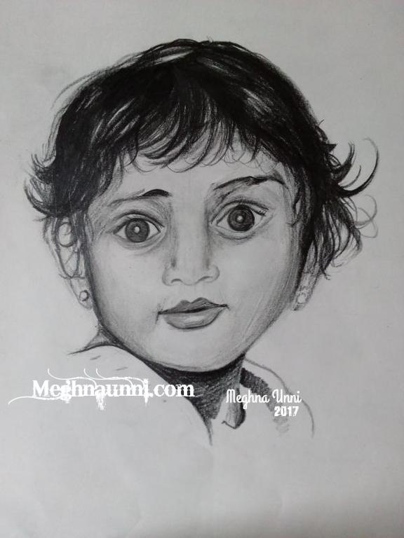 Baby Portrait Sketch Drawing – Meghnaunni.com