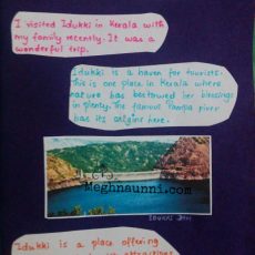 School Project | English : My Trip to Idukki