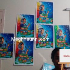 Me with my BEE Energy Conservation Painting Practice Pictures