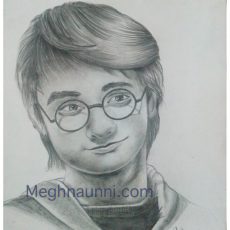 Harry Potter Pencil Sketch | Daniel Radcliff Pencil Shading Work