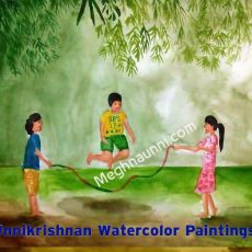 Meghna Unni Water Colour Paintings Video Part 2