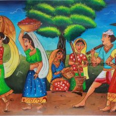 Farmers Returning after Work Painting