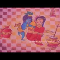 Lord Krishna Paintings Video by Meghna Unni